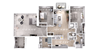 3BR 2BA (1489 Sf)